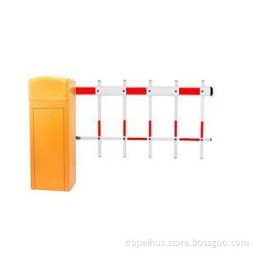 Parking Gate Barrier 2-Bar Fence Arm Infrared Sensor Vehicl